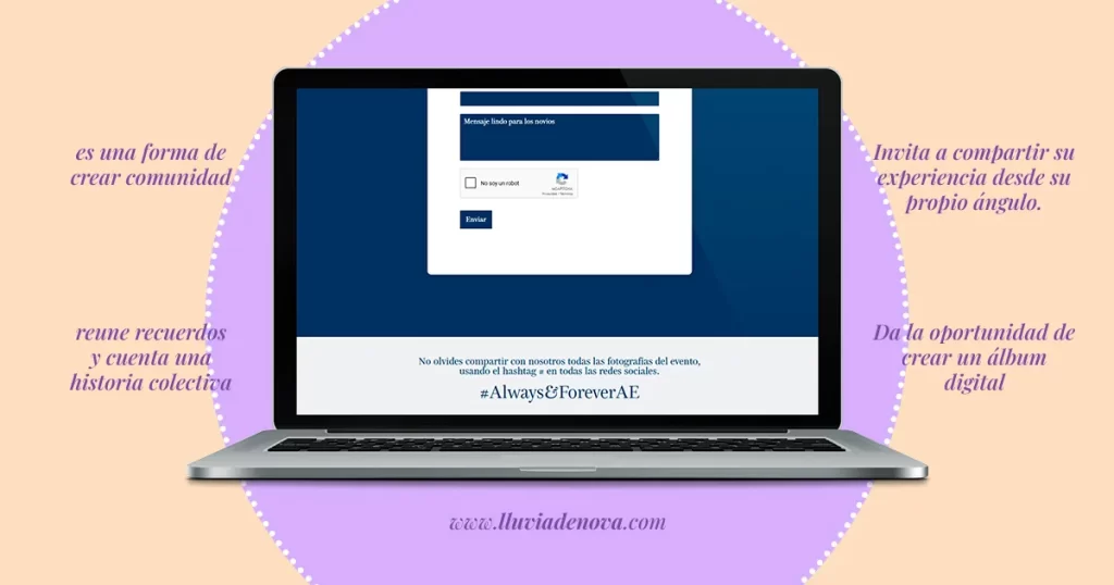 Módulo de Hashtag en Invitaciones Digitales
