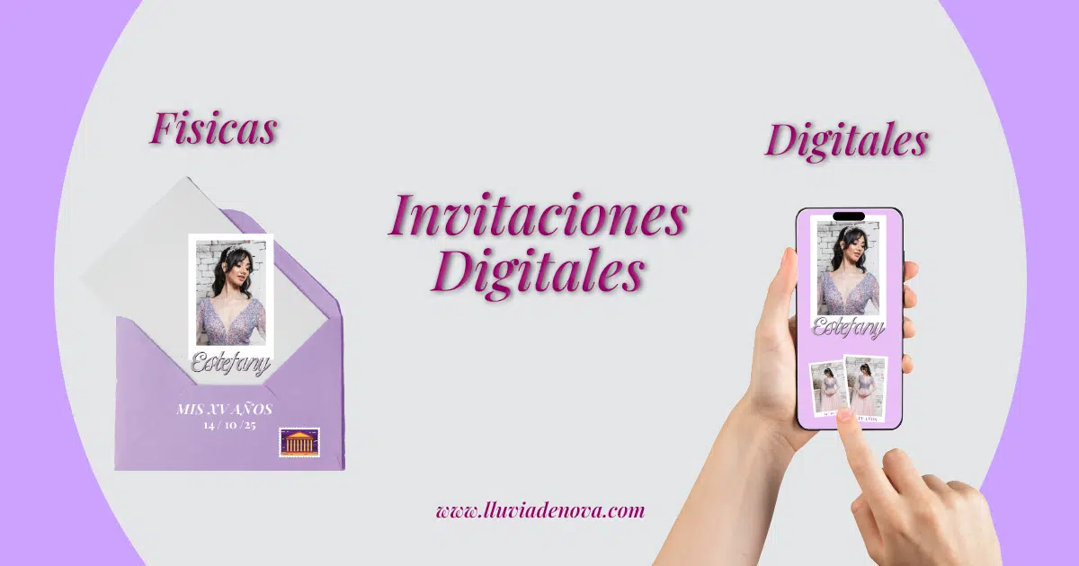 Invitaciones Digitales vs Invitaciones Físicas