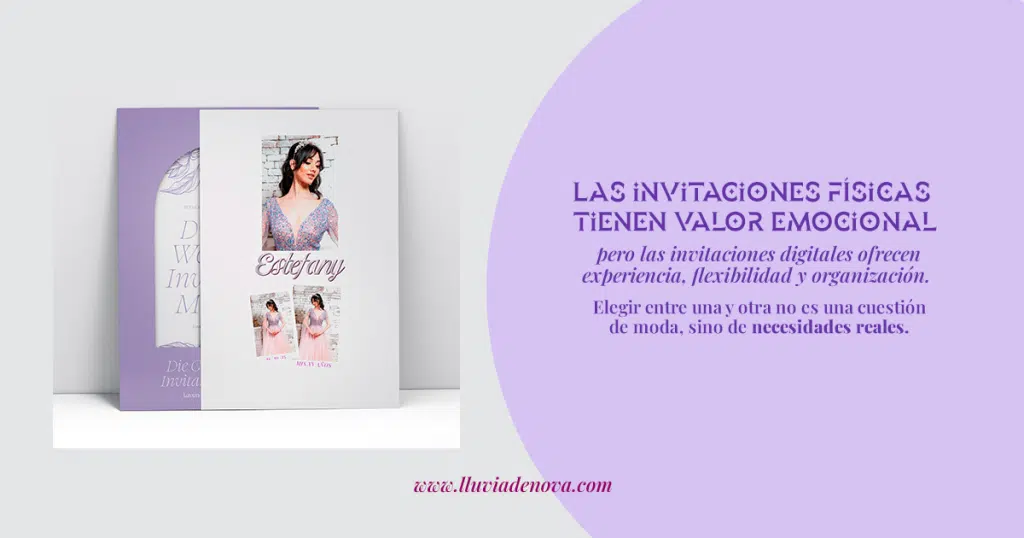 Invitaciones Digitales vs Invitaciones Físicas
