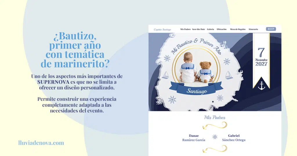 Invitación digital personalizada: descubre SuperNova, la experiencia más exclusiva de Lluvia de Nova